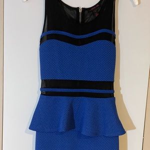 Material Girl Size S Peplum Dress